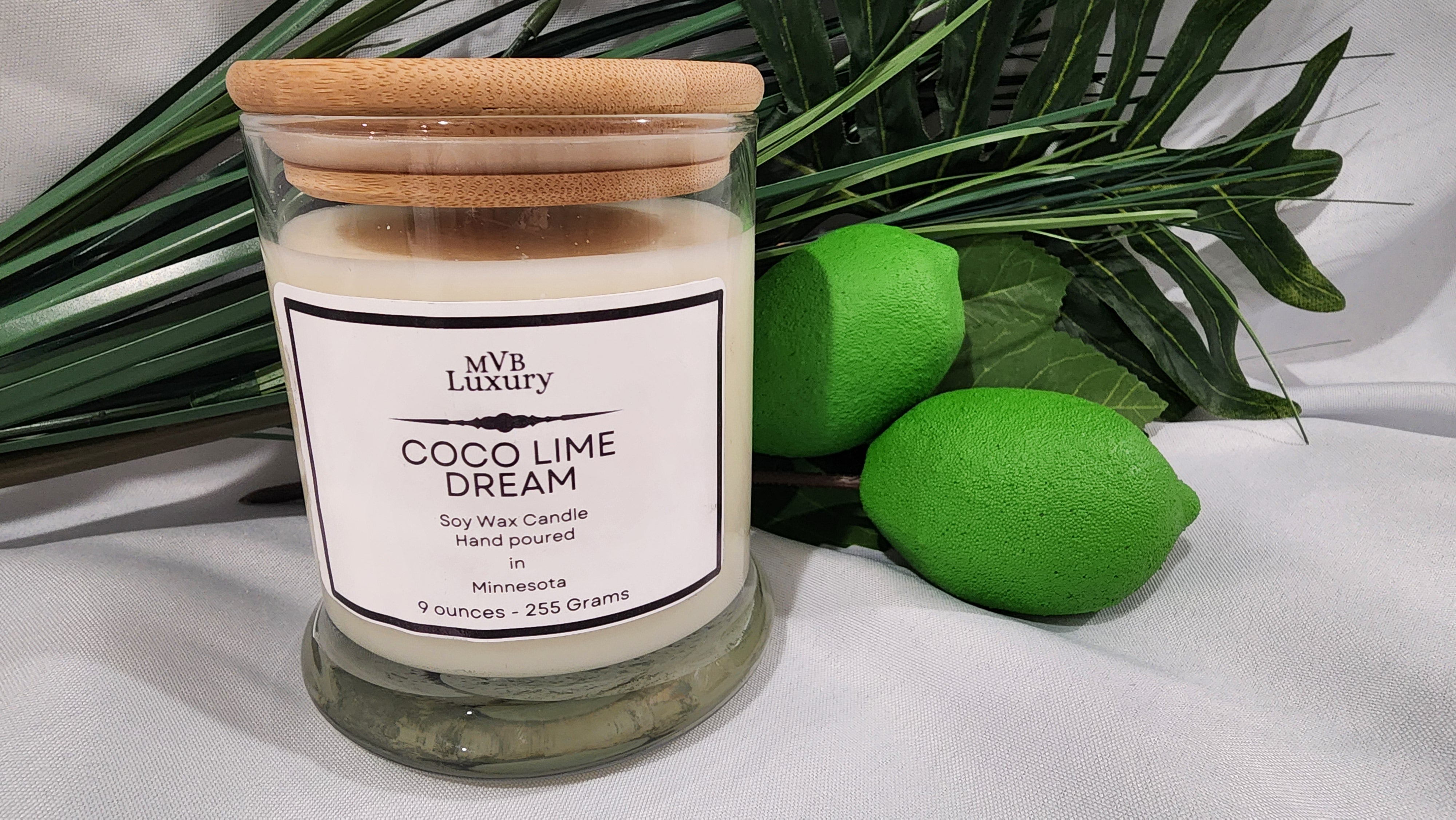 COCO LIME DREAM 9 OUNCE ROUND CANDLE | MVB
